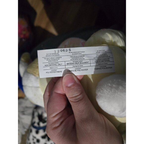 Vintage 1998 Kinderkids Touch-n-Talk Peak-a-Boo Bunny Rabbit Stuffed Animal - Picture 9 of 11